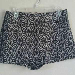 UO Ecote High Waisted Tribal Tapestry Shorts
